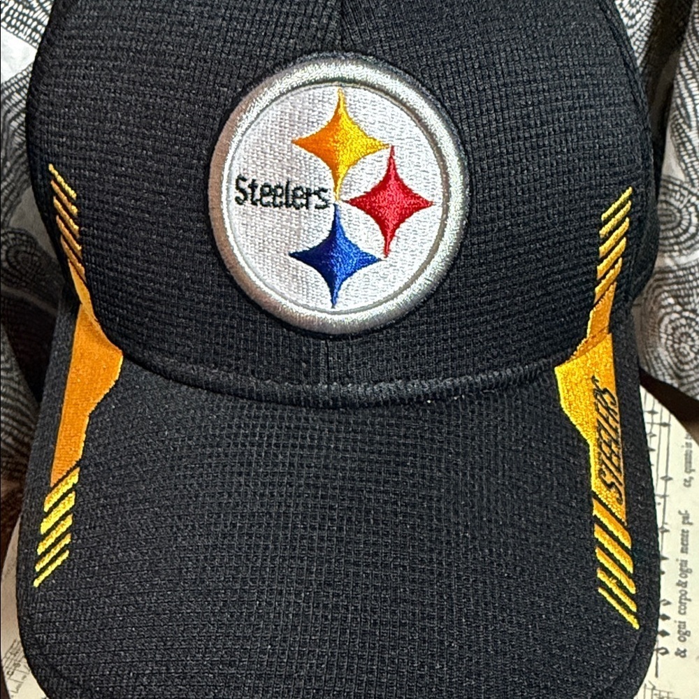 New Era NFL Official Pittsburgh Steelers Fitted Baseball Hat SZ Large/ XL - Picture 5 of 8